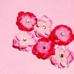 Pink Hydrangea Set Of 2 Flower Hair Clips